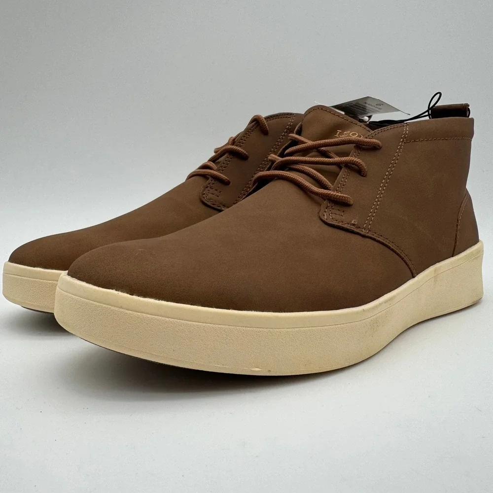 IZOD Palmer Brown Chukka Boots Men's Size 9‎ Memory Foam Casual Shoes